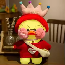 King Crown Nerdy Duck Plush