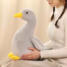 Cute Grey Goose Plush