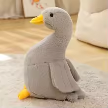 Cute Grey Goose Plush