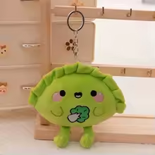 Mini Broccoli Keychain Plush
