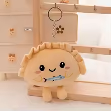 Mini Fish Dumpling Keychain Plush