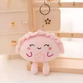 Mini Rose Dumpling Keychain Plush