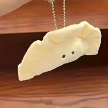 Soft Dumpling Keychain Plush