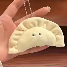 Soft Dumpling Keychain Plush