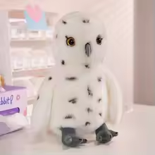 Soft White Owl Plush