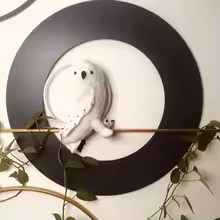 Fluffy Snowy Owl Plush