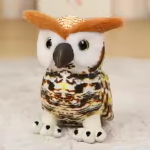 Cute Crested Owl Plush