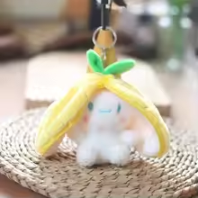 Pineapple Bunny Keychain Plush