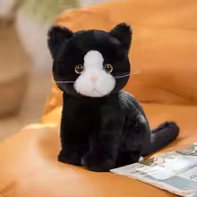 Lifelike Fluffy Cat Plush