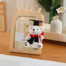 Graduation Bear Keychain Plush