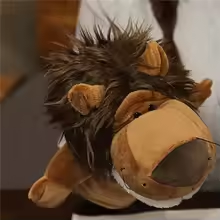 Kawaii Brown Lion Puppet