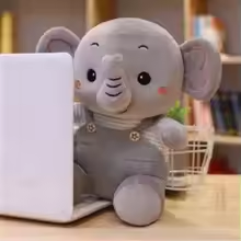 Kawaii Squishy Elephant Plush