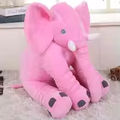 Big Snuggly Pink Elephant Plush