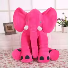Big Snuggly Rose Elephant Plush