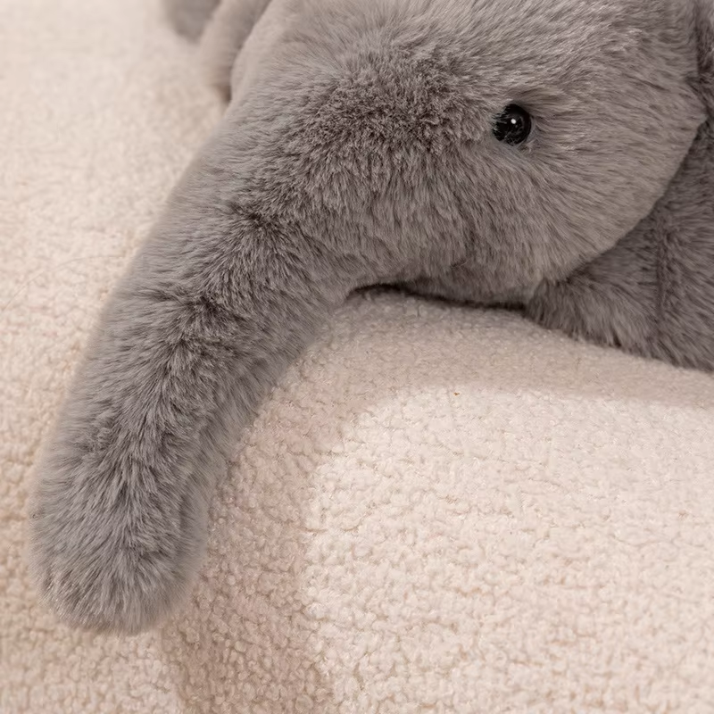 Big Fluffy Elephant Plush