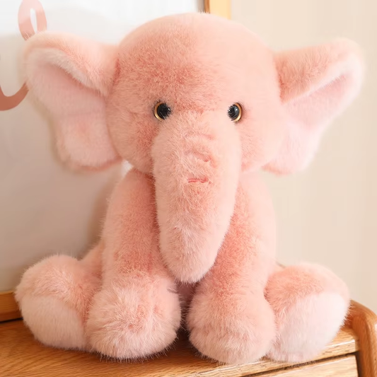 Fat Nose Pink Elephant Plush