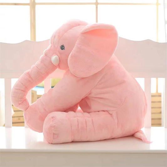 Big Soft Pink Elephant Plush