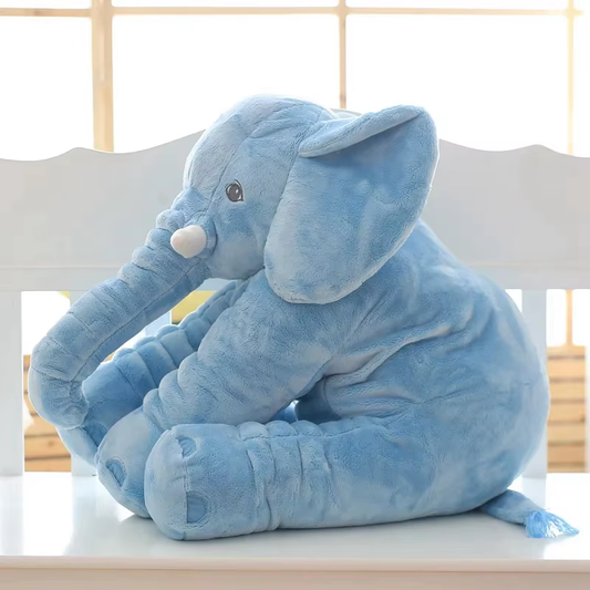 Soft Blue Elephant Plush