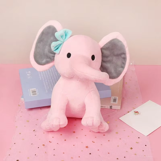 Kawaii Soft Pink Elephant