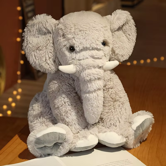 Fluffy Cuddly Elephant Plush
