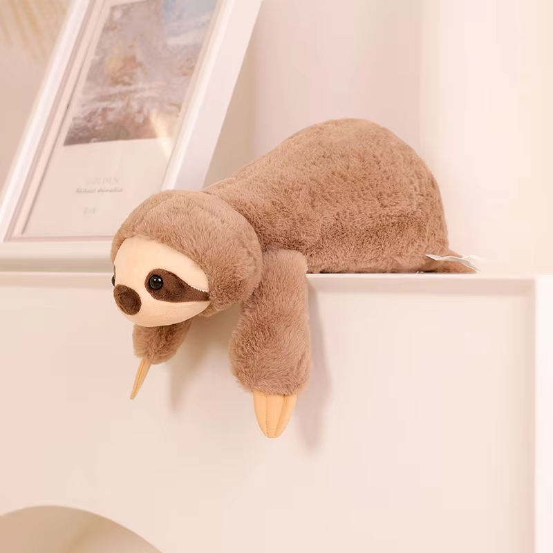 Cute Fluffy Sloth Plush