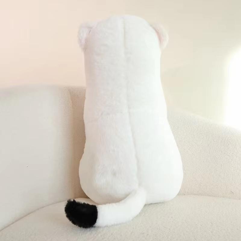 Big Cute White Stoat Plush