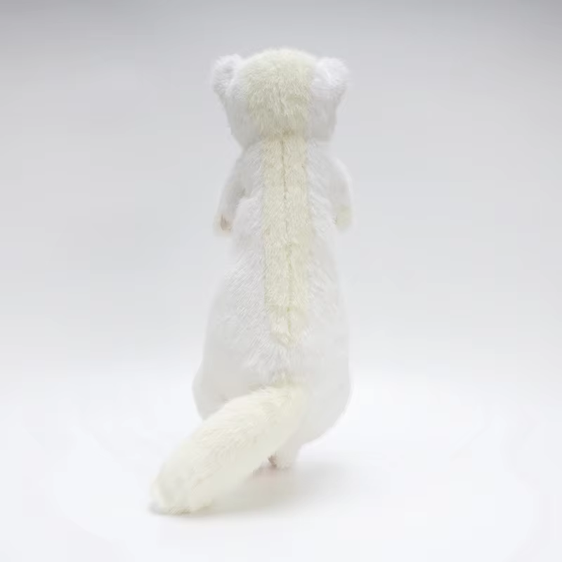 Long White Ferret Plush