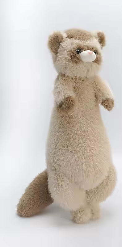 Long Light Brown Ferret Plush