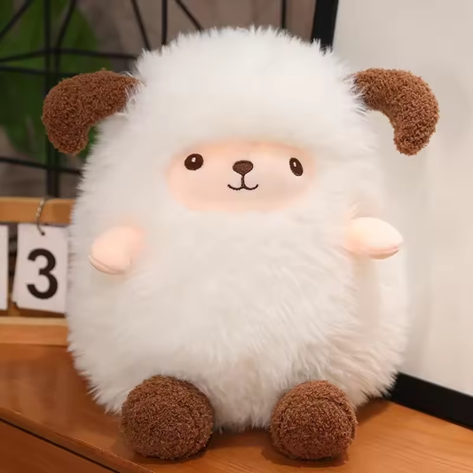 Kawaii Fluffy Goat Plush
