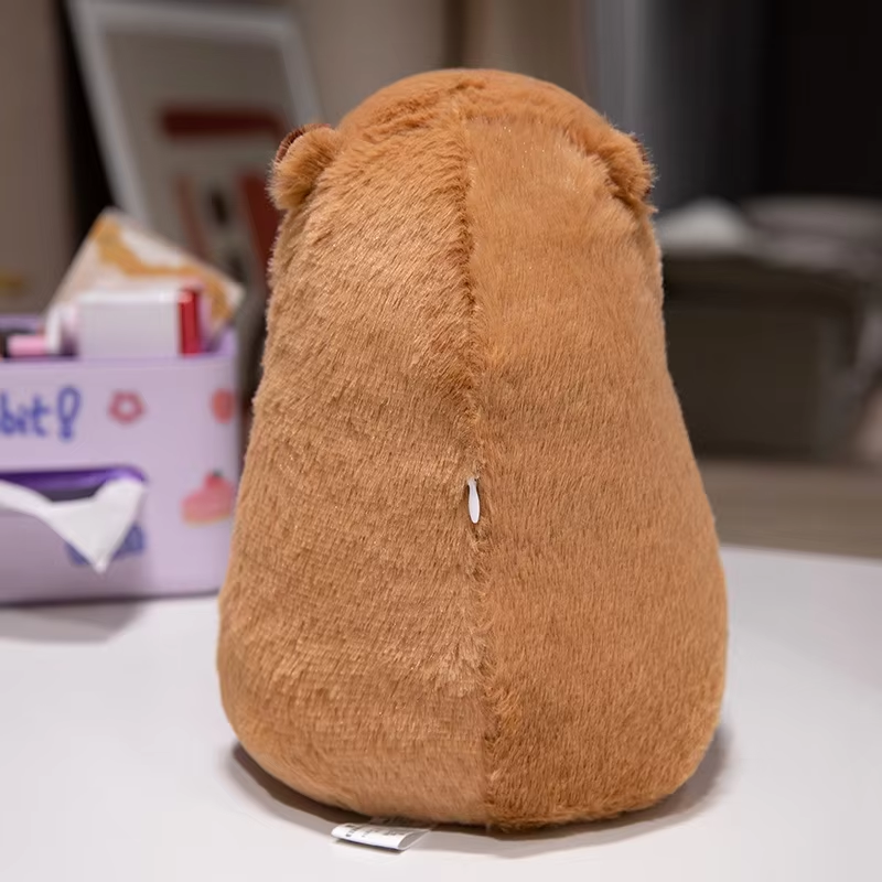 Capybara Drinking Milk Plush
