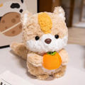 Fluffy Eating Squirrel Plush