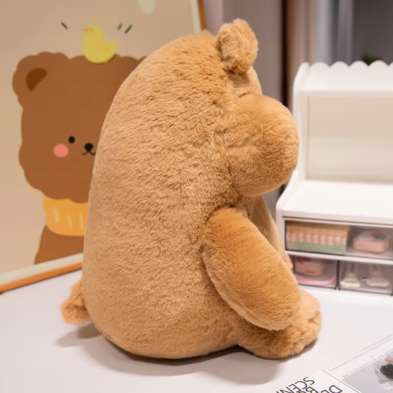 Big Cheeks Fluffy Bear Plush