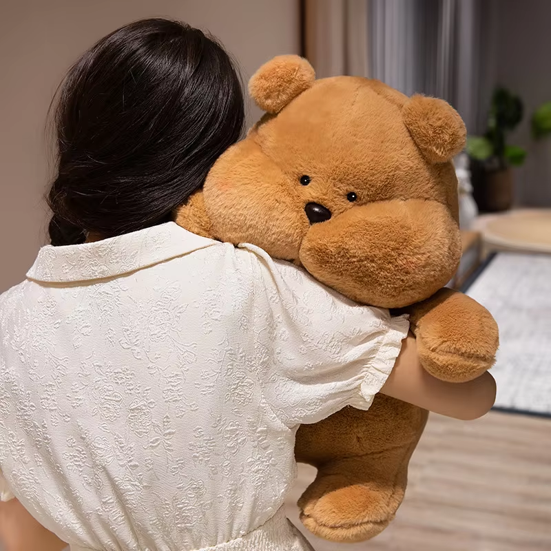 Big Cheeks Fluffy Bear Plush