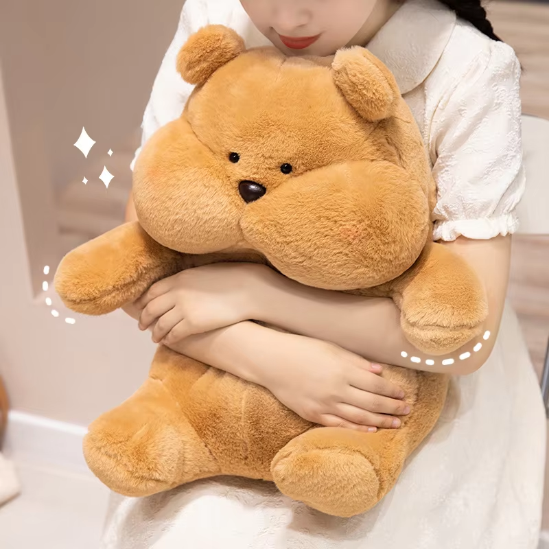 Big Cheeks Fluffy Bear Plush