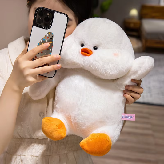 Big Cheeks Fluffy Duck Plush