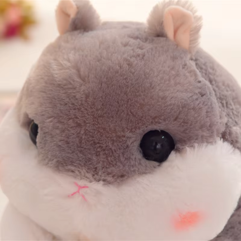 Fat Hamster With Acorn Plush