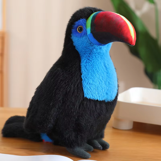 Fluffy Blue Toco Toucan Plush