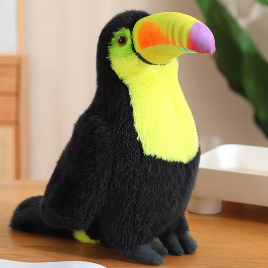 Fluffy Yellow Toco Toucan Plush
