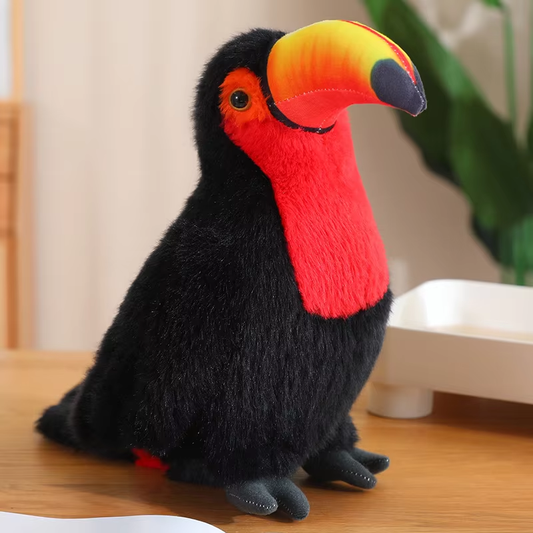 Fluffy Red Toco Toucan Plush