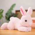 Fluffy Pink Bunny Plush