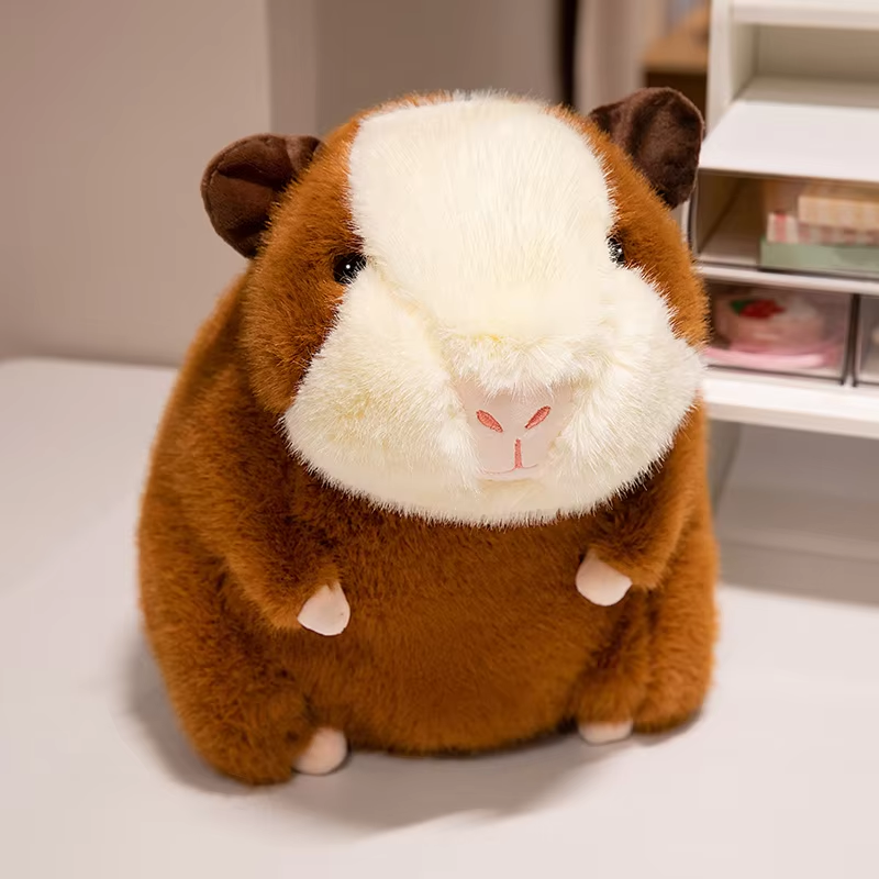 Cute Fat Brown Guinea Pig Plush