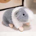Fluffy Grey Guinea Pig Plush