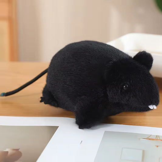 Cute Black Mouse Plush