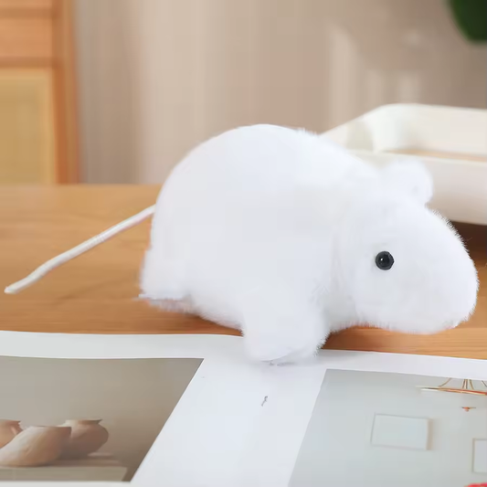 Cute White Mouse Plush