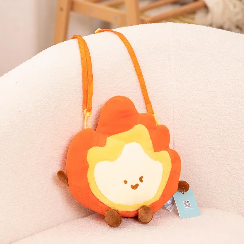 Cute Flame Handbag Plush