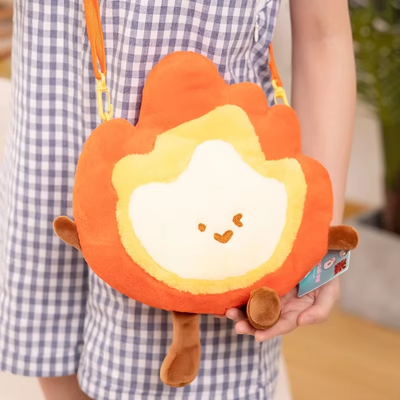 Cute Flame Handbag Plush