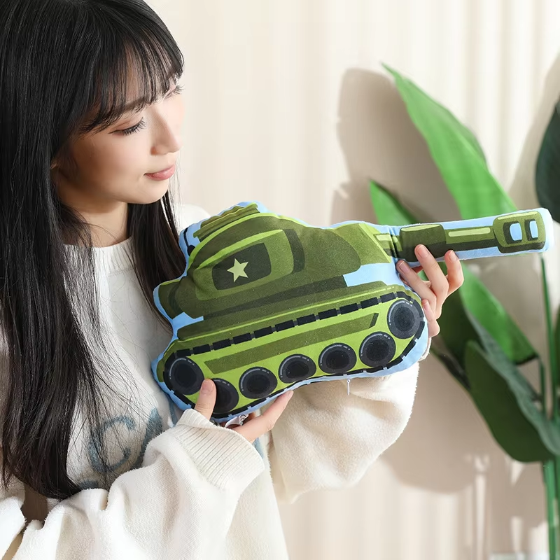 Squishy Tank Pillow Plush