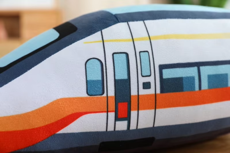 Fast Train Squishy Pillow Plush