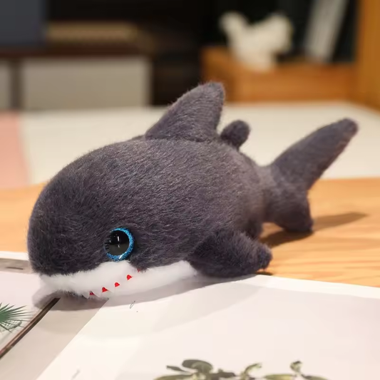 Cute Fuzzy Shark Plush