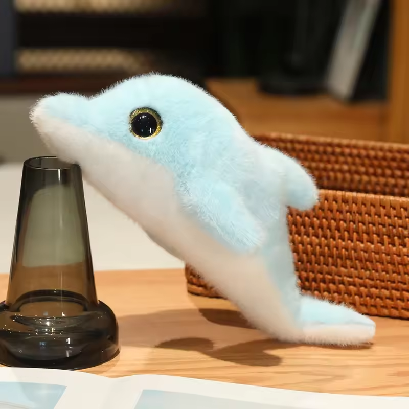 Fluffy Cute Dolphin Plush
